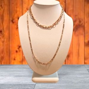 Elegant Steve Madden Gold  Tone Multi Layer Necklace.
